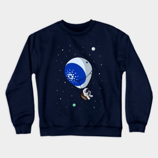 Cardano. To the Moon. T-shirt Crewneck Sweatshirt